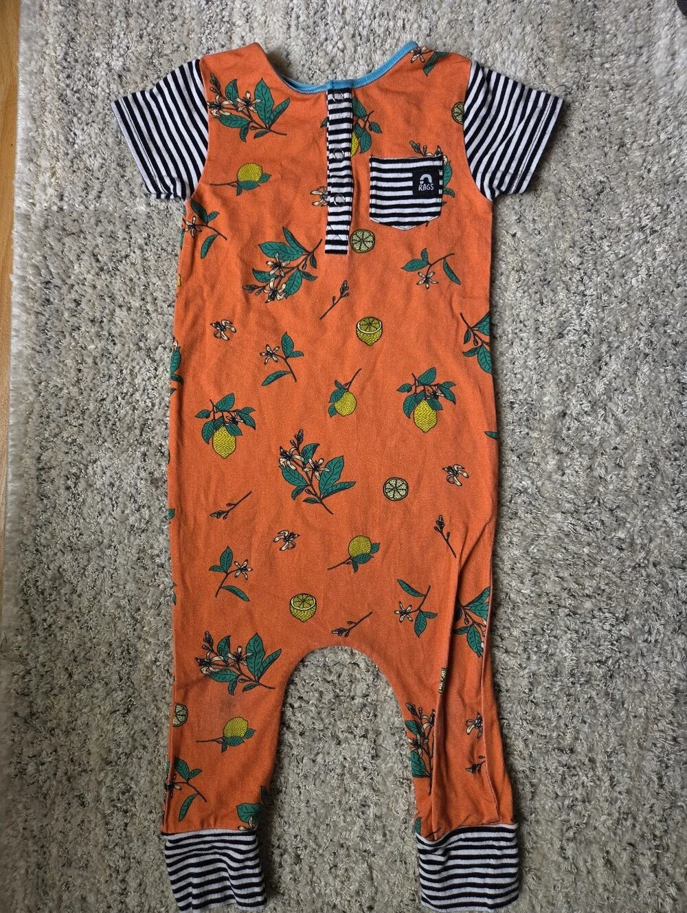 Rags bright orange
